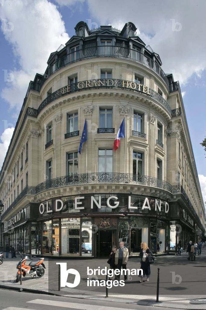 The department store Old England, 12 boulevard des Capucines in Paris 9th.
