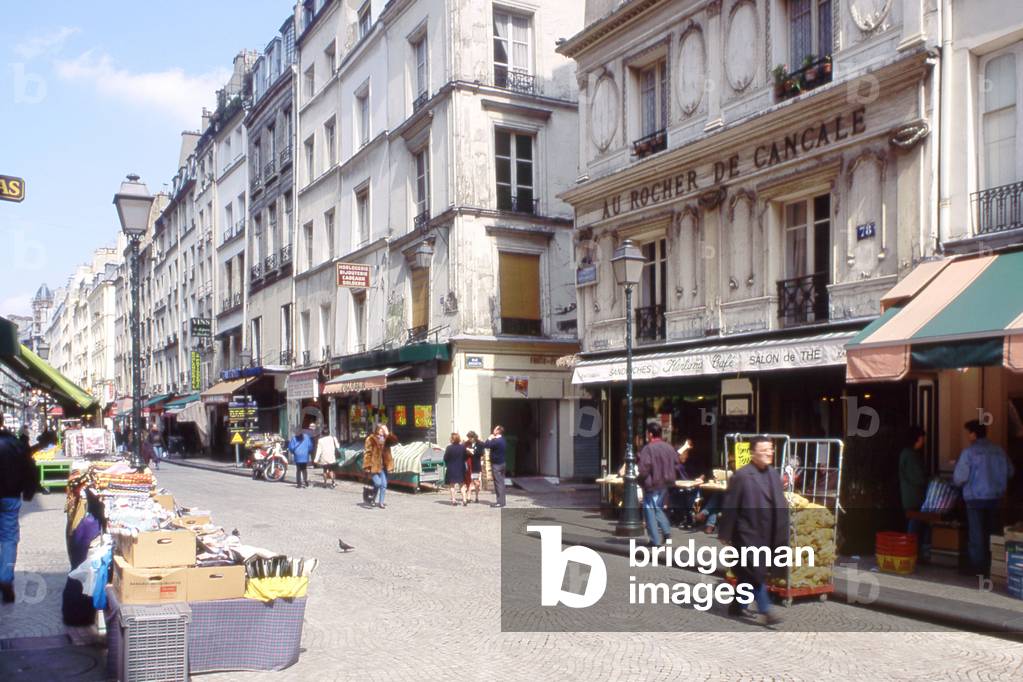 Rue de Montorgueil in Paris.