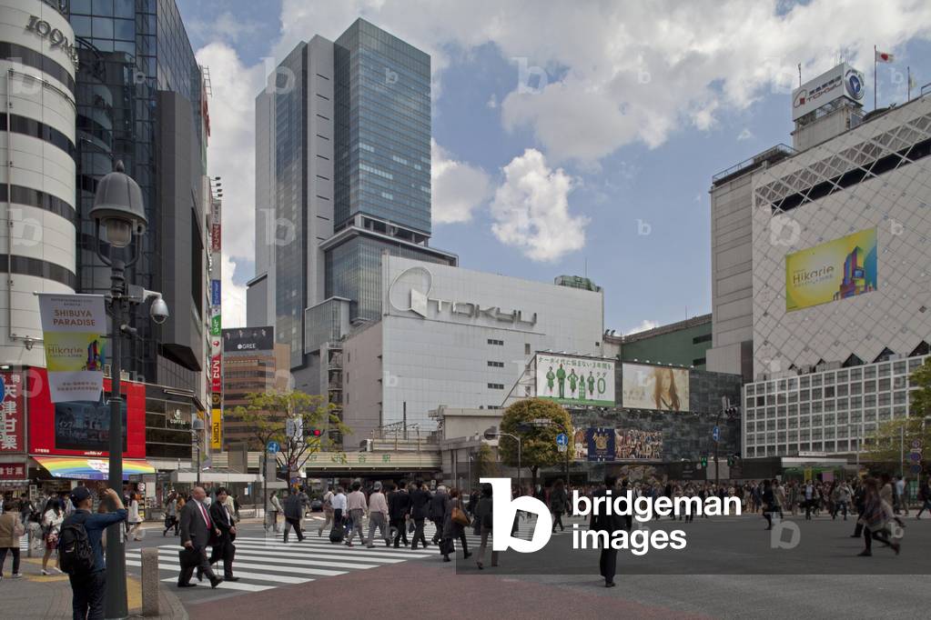 Shibuya District in Tokyo, Japan Shibuya - Tokyo - Japan -