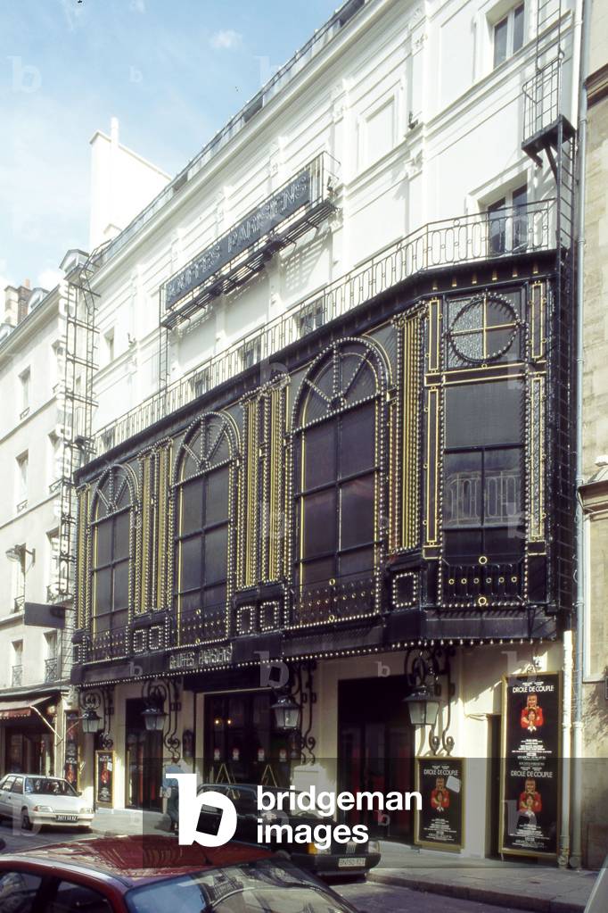 The theatre of Bouffes Parisiens, 4 rue Monsigny in Paris 2nd arrondissement.