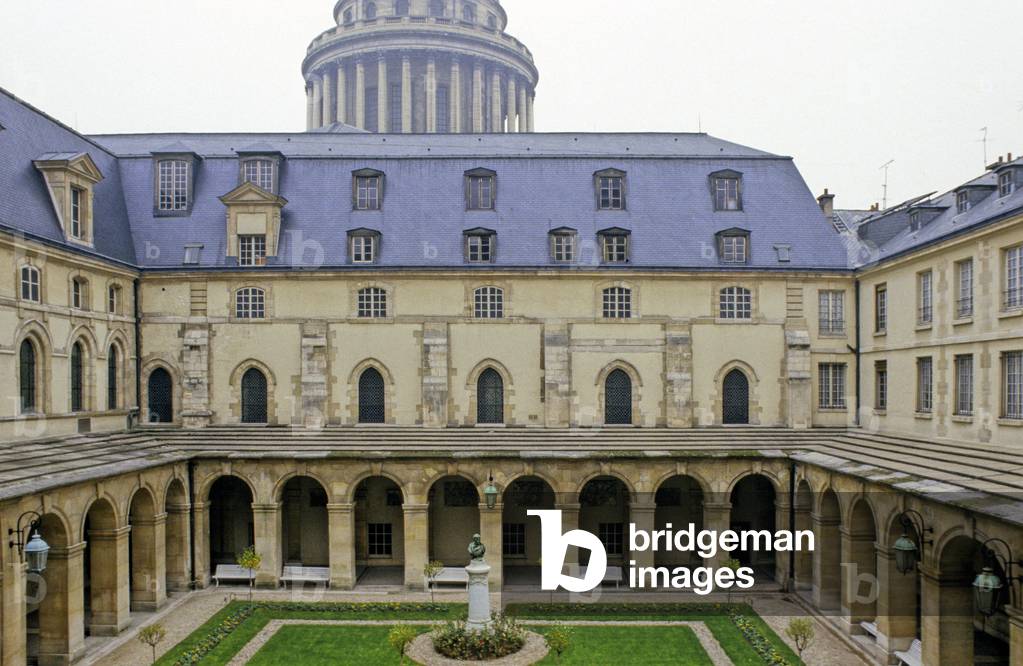 Lycee Henri IV in Paris 5th arrondissement. Architect Henri Labrouste (1801-1875).