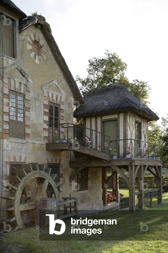 The hamlet of the Queen, in the Parc du Chateau de Versailles (Yvelines, Ile de France). Architect Richard Mic 1783-1785.