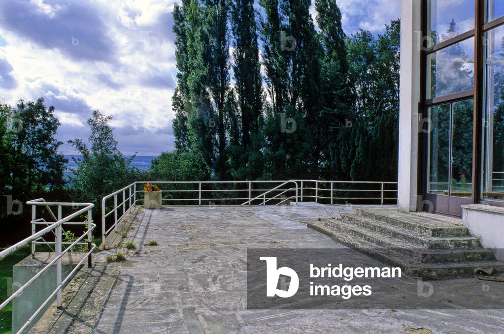 Villa Poiret in Mezy sur Seine (Les Yvelines). Construction 1924, architect Rob Stevens Mallet (1886-1945). Built for designer Paul Poiret.Photography 2000.