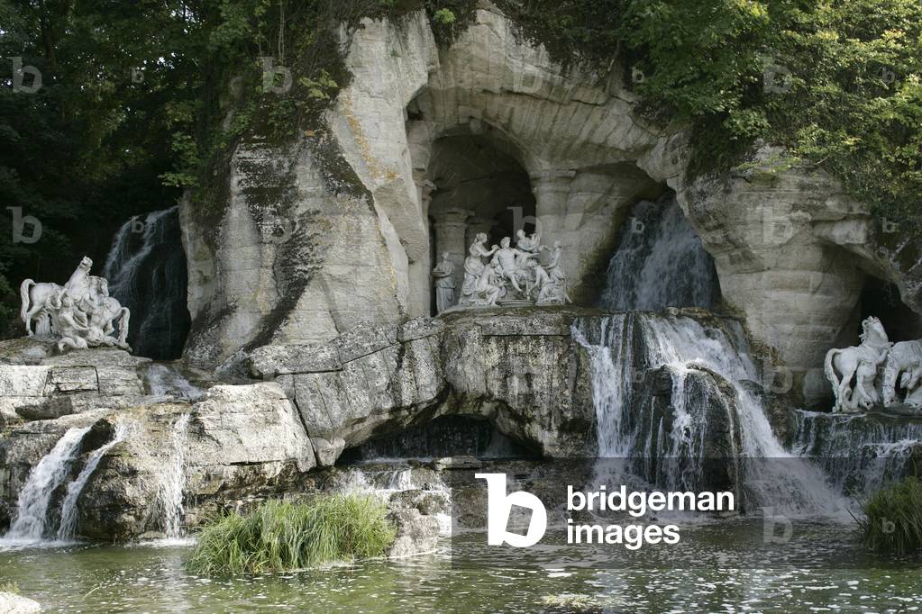 Cave of Thetis (Thetys) in the park of the castle of Versailles (Yvelines, Ile de France), Andre Le Notre (1613-1700).