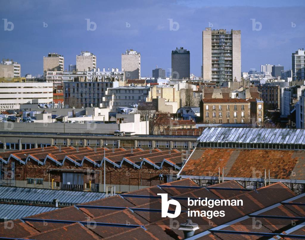 Urban landscape in Boulogne Billancourt (Hauts de Seine).