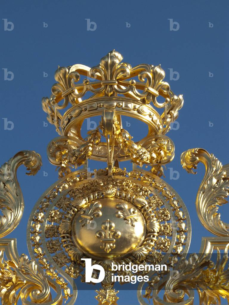 The portal of the Chateau de Versailles (Yvelines, Ile de France). Principal architects: Louis Le Vau and Jules Hardouin Mansart 1660-1700.