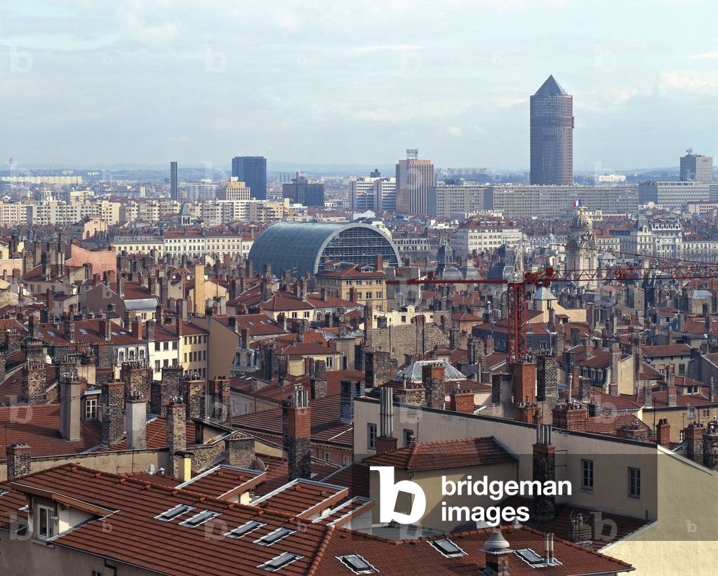 Lyon (Rhone), general view.