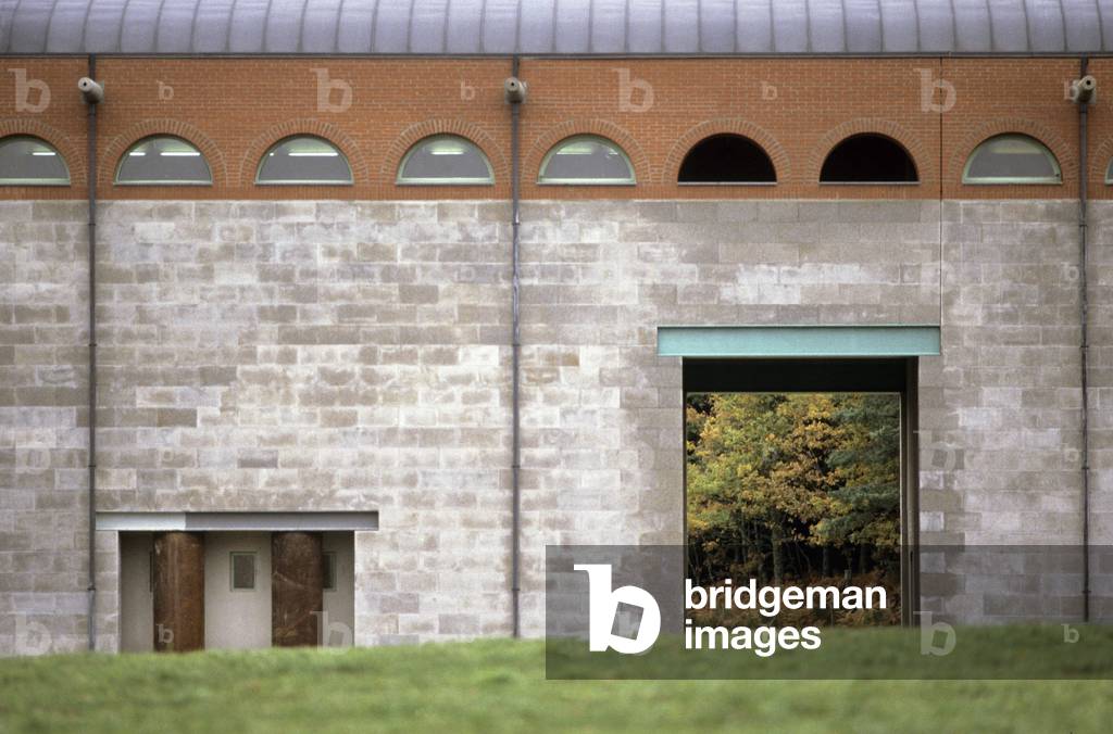 Centre national d'art et de paysage in Vassiviere in Limousin, France. Architecture by Aldo Rossi and Xavier Fabre, 1990. Photography 1990