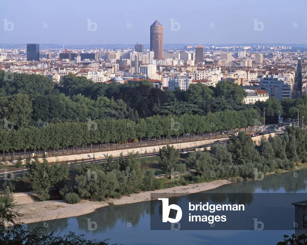 Lyon (Rhone), general view.