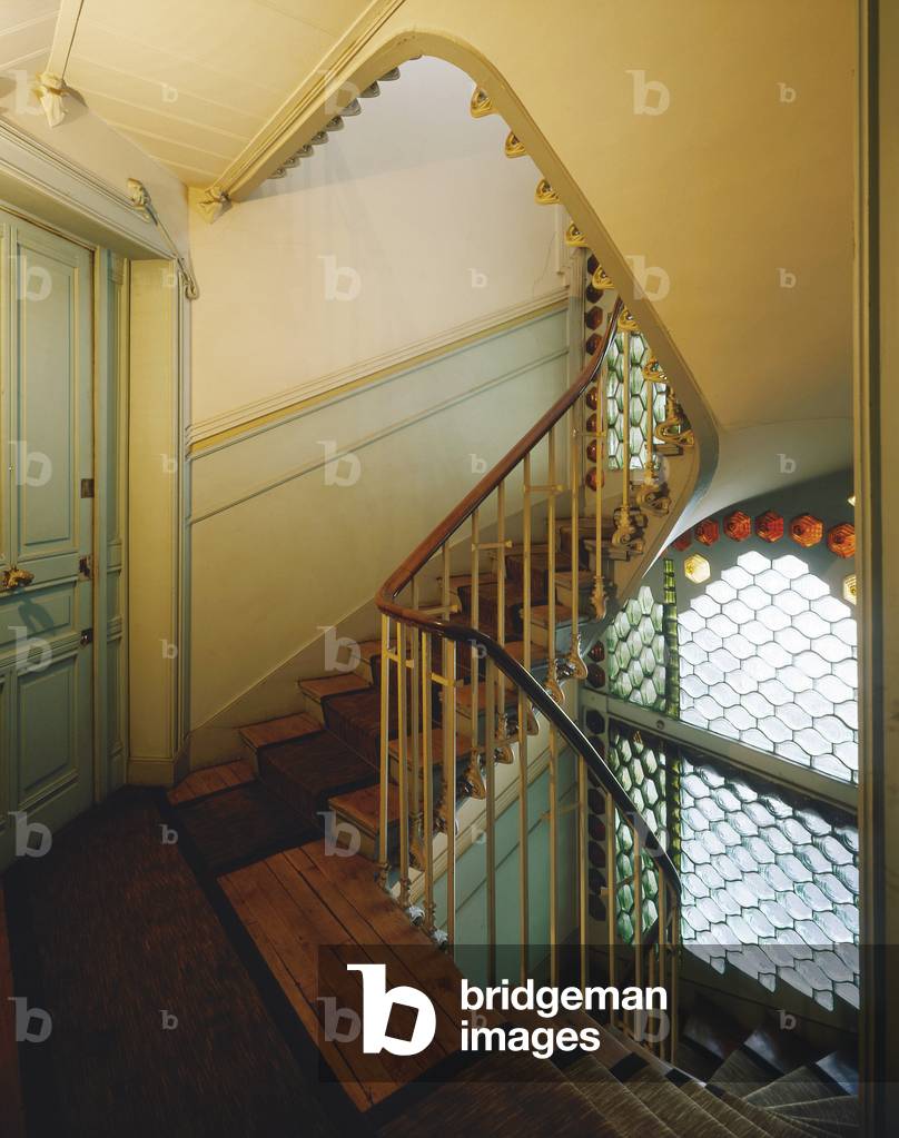 Le Castel Beranger, 14 rue La fontaine in Paris 75016. Architect Hector Guimard (1867-1942), 1895-1898. One of the most famous examples of Art Nouveau. The facades were awarded in the first competition of facades opened by the City of Paris.