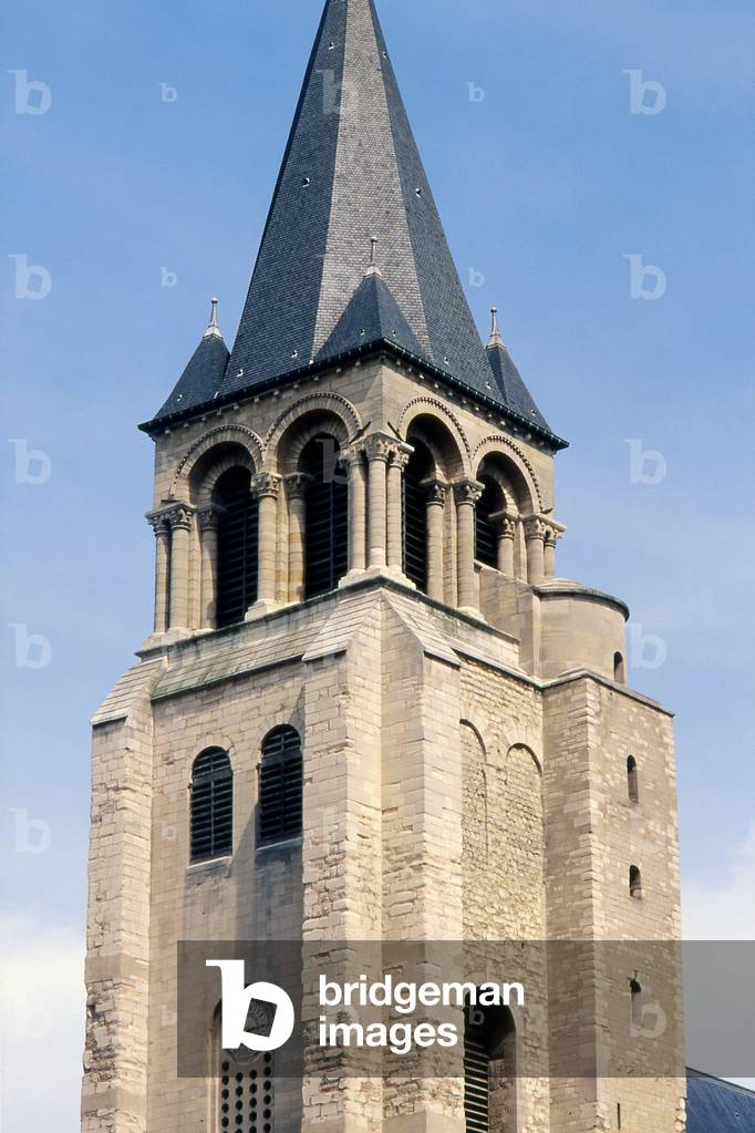 Church and Abbaye Saint Germain des Pres, 3 place Saint Germain des Pres, Paris 6th arrondissement. 11th and 12th century.
