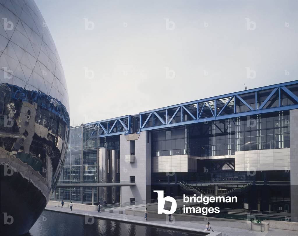 The City of the Sciences and the Industry, Paris 19th, photo taken in 1986 (photo)