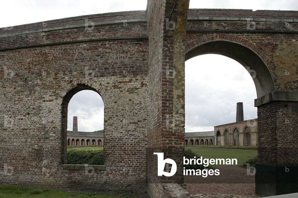 The Grand Hornu, now the Museum of Contemporary Arts, near Mons in Belgium. Architect Pierre Hebbelinck, 2002.