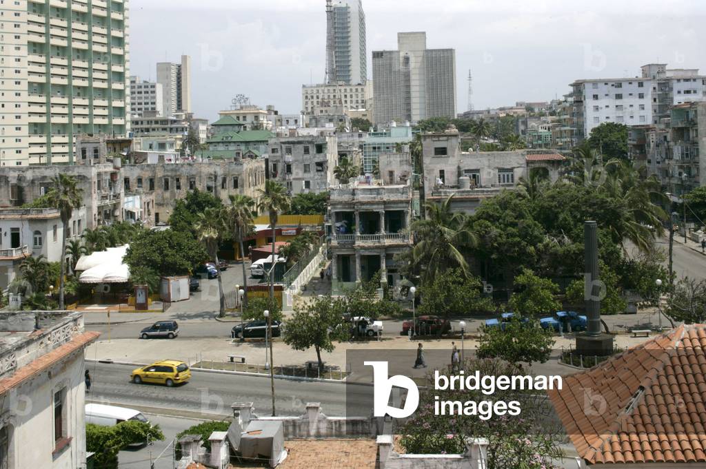 Vedado district in Havana, Cuba.
