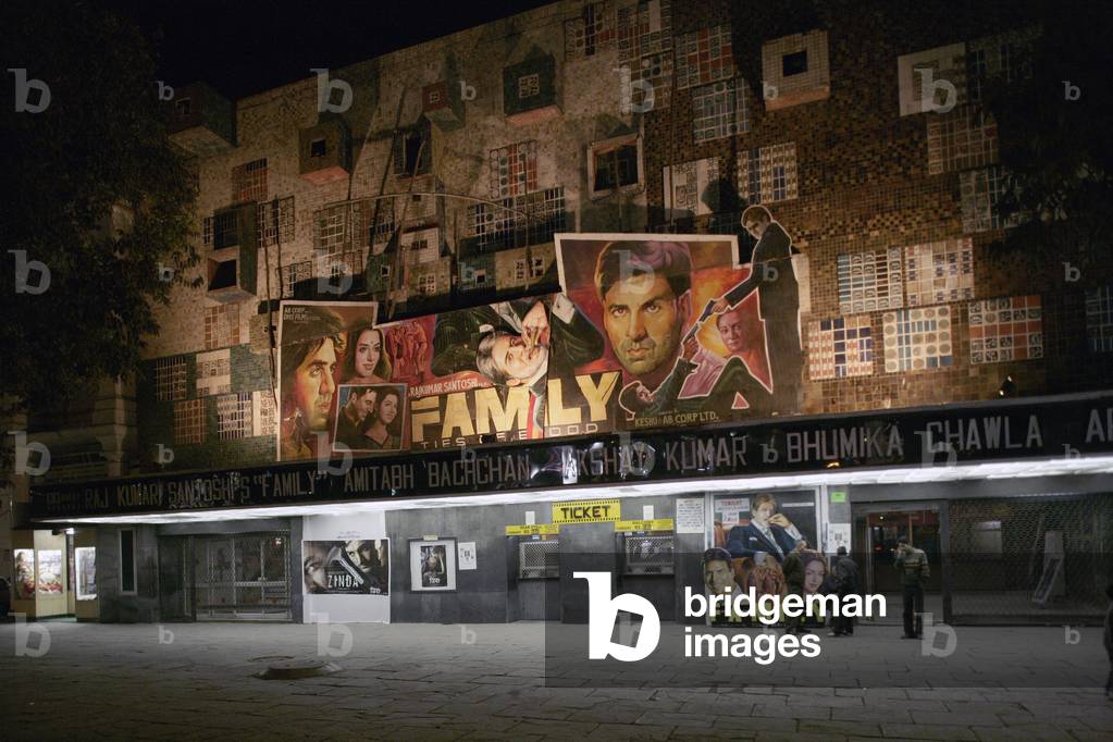 Cinema Odeon a Connaught Place in Delhi, India.