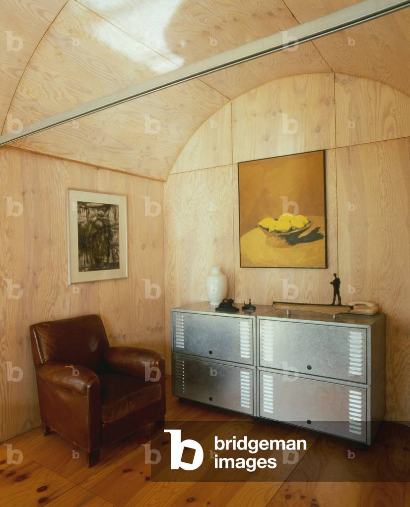 Detached house in the Vaise district in Lyon. Architecture by Francoise Jourda and Gilles Perraudin, 1998. Photography 10/06/98