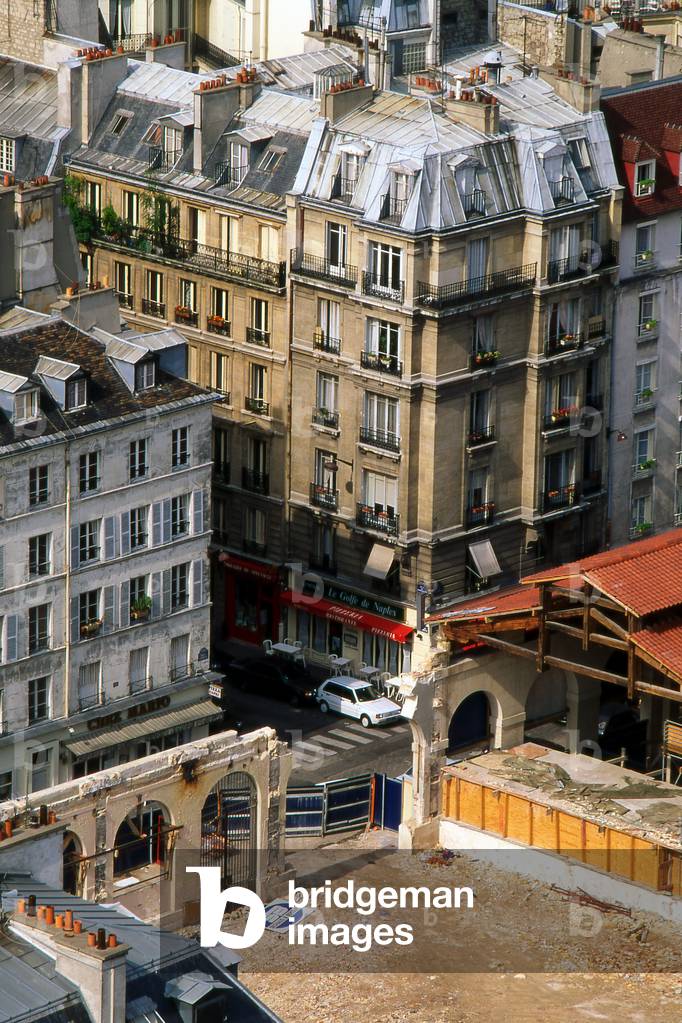 Marche Saint Germain, Paris 6th arrondissement. Architects Francois Blondel (1705-1774) and Adrien Lusson (1790-1864), 1818.