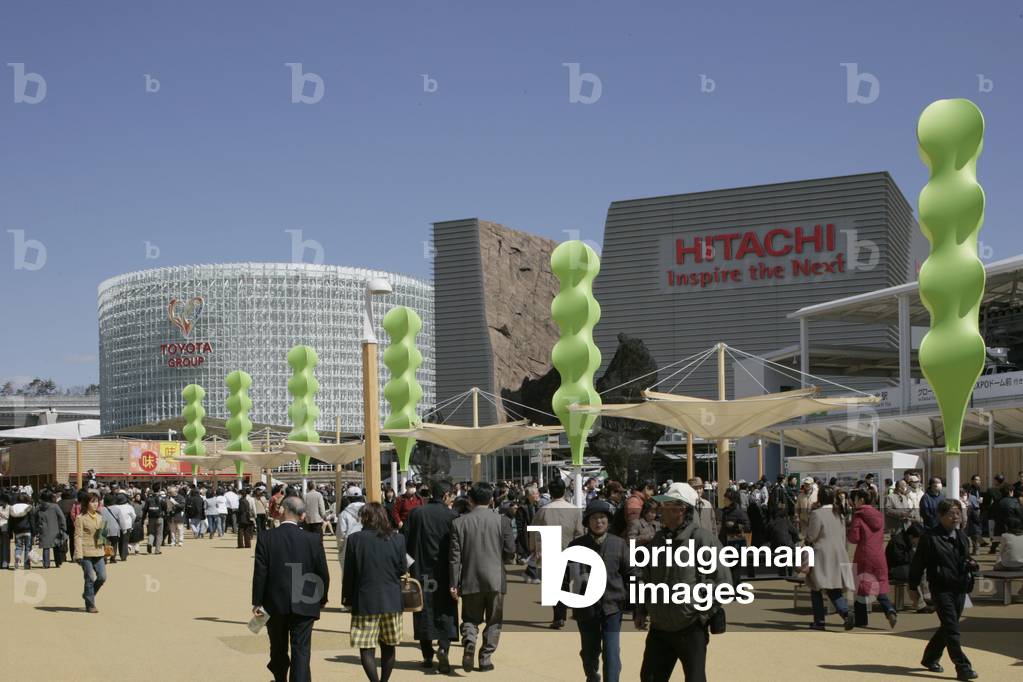 Hitachi and Toyota Pavilions at the Aichi World Expo, Japan, 2005.