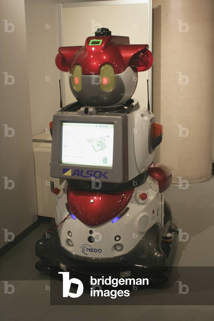 Cleaning robot in the Mitsubishi Pavilion of the Aichi World Expo, Japan, 2005.