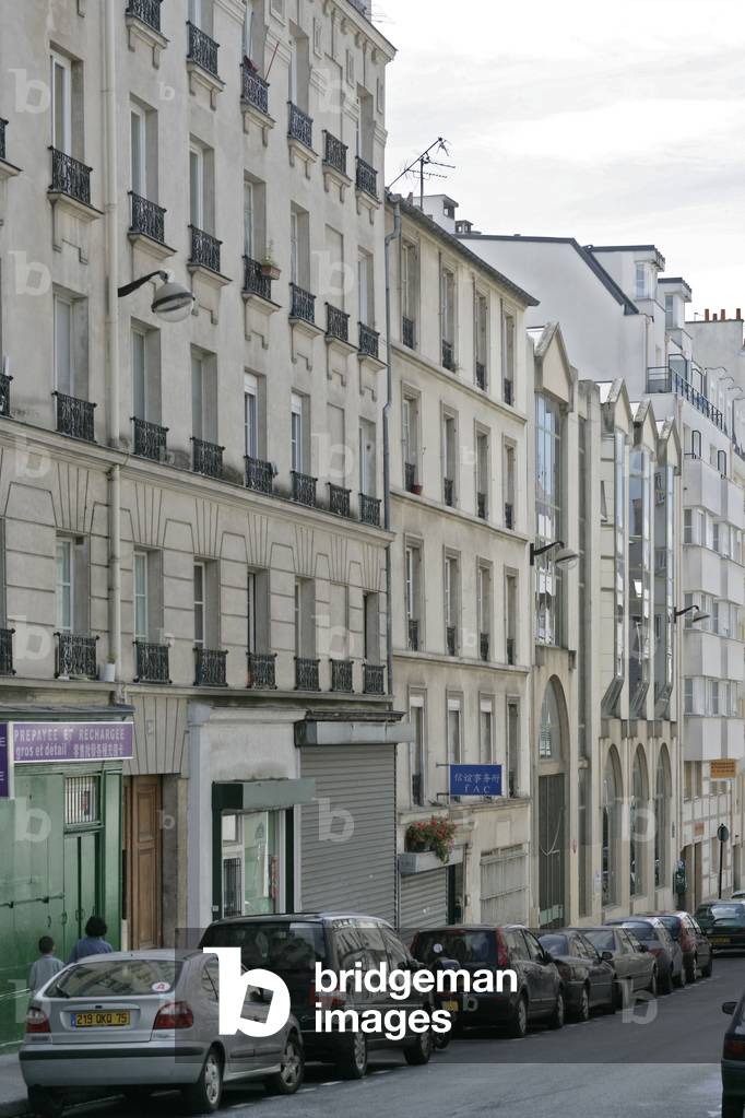 La rue du Buisson Saint Louis in Paris 10th.