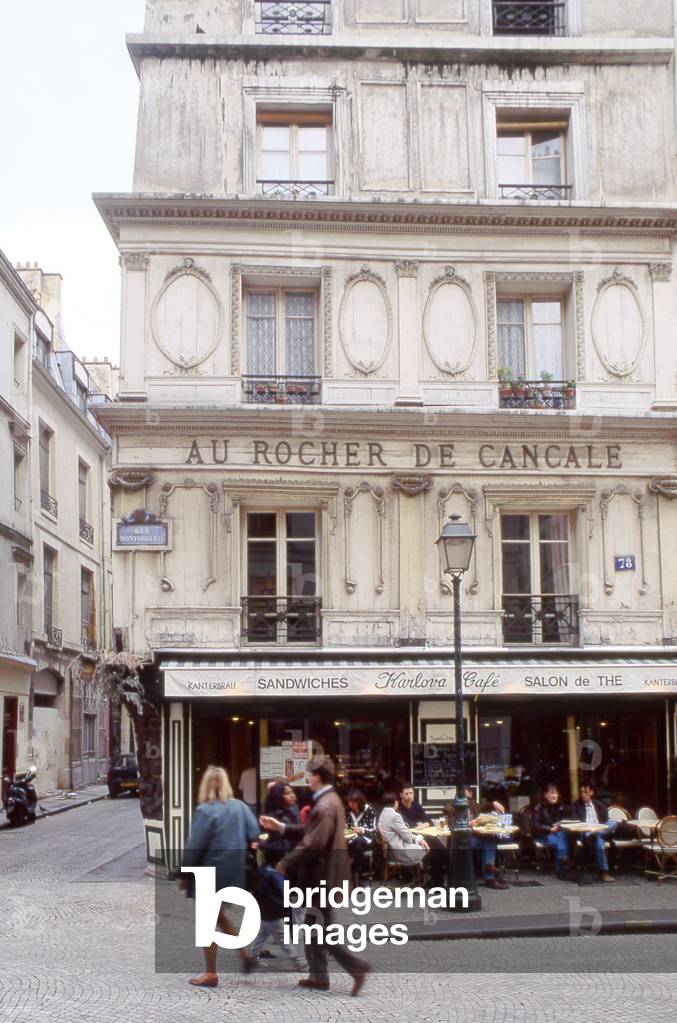 Rue de Montorgueil in Paris.