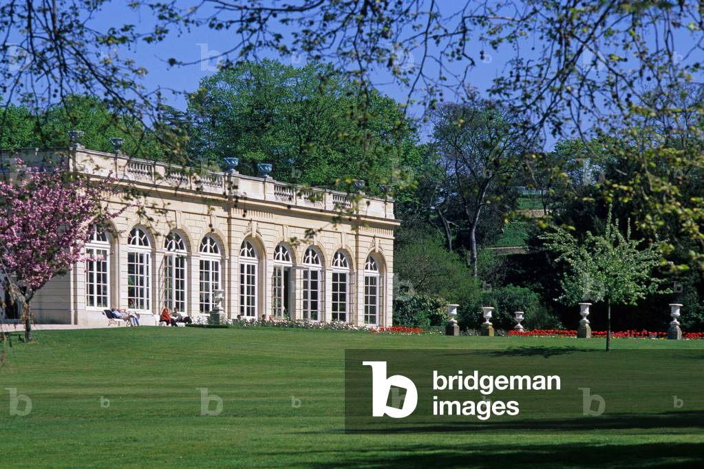 Parc de Bagatelle, Paris 75016. The result of a bet between Marie-Antoinette and the Comte d'Artois, who had acquired the estate in 1775, this trifle miraculously emerged from the earth in sixty-four days! The park was designed by Belanger and realized by Thomas Blaikie, in a typical Anglo-Chinese style of that period.