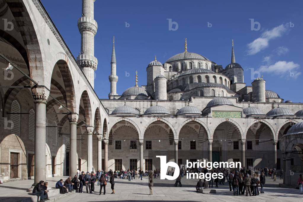 Blue Mosquee in Istanbul Blue Mosquee - Sultan Ahmed Religious Complex - Istanbul - 1616 - Davut Aga -