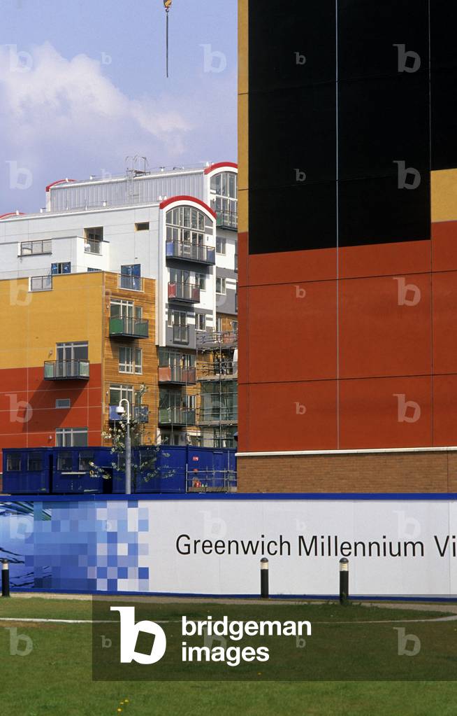 Greenwich Millenium Villages in London (Great Britain). Construction 2002, architect Proctor Matthews. Photography 10/04/03.