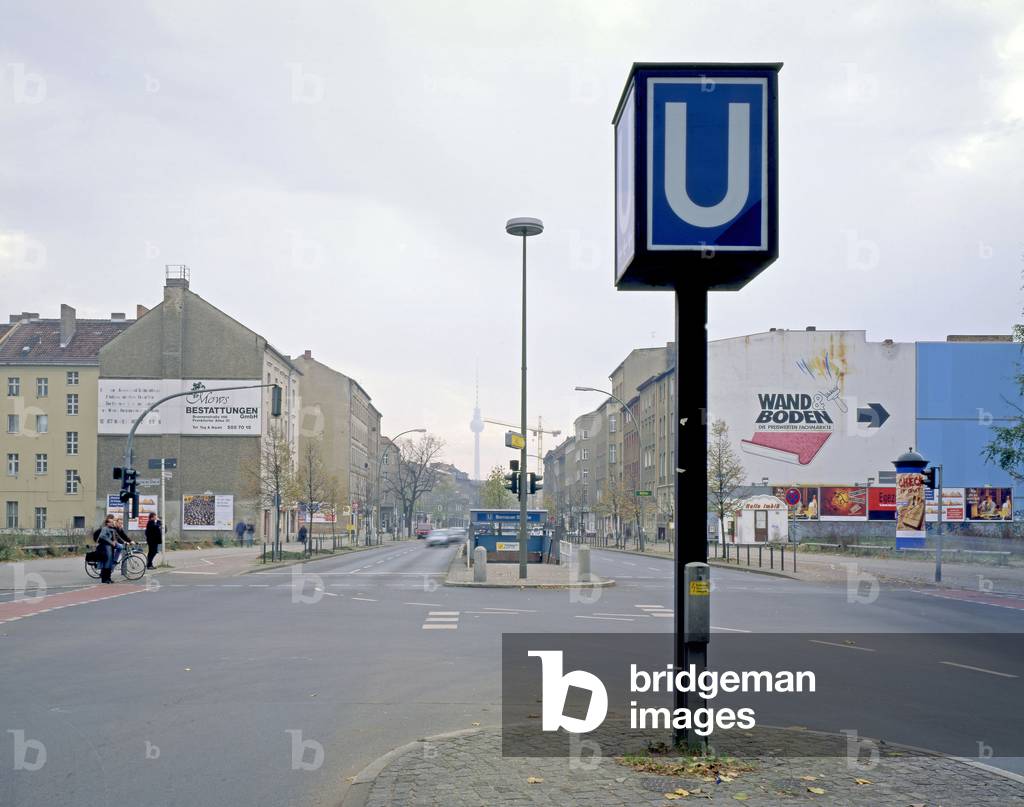 U Bahn (Metro) in Berlin, Germany. Photograph 2003.