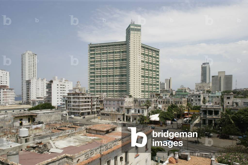 Vedado district in Havana, Cuba.