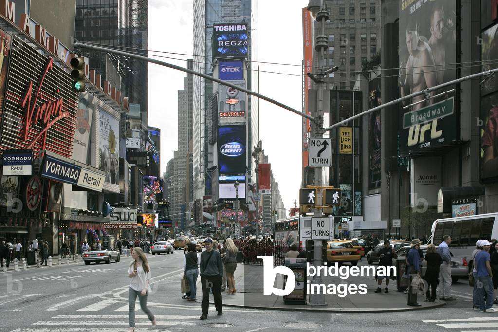 Times Square in New York, United States.