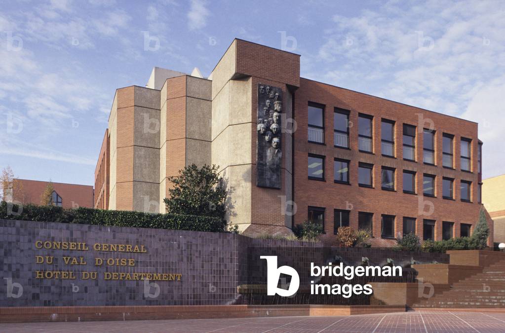 The hotel of the department of Cergy Pontoise, general council. (Val d'Oise).