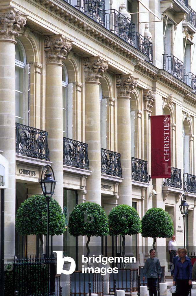 Christie's, 9 avenue Matignon, Paris 8th arrondissement.