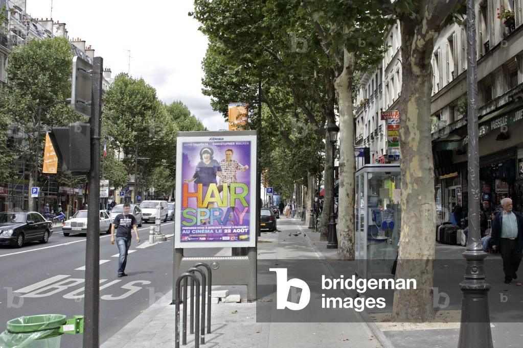 Boulevard Barbes in Paris 75018.