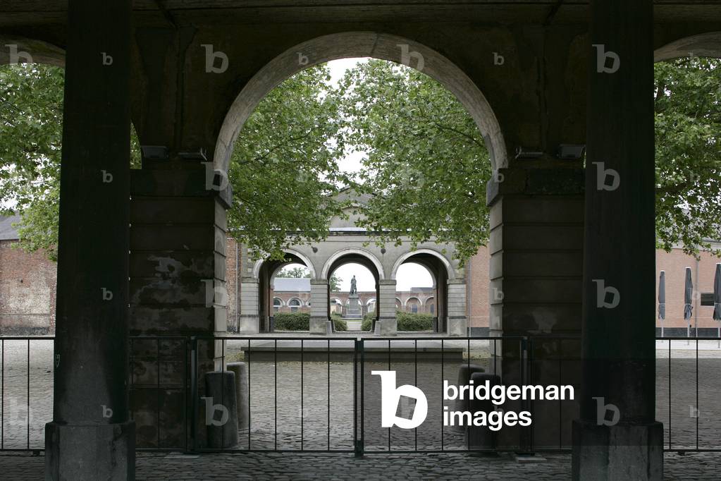 The Grand Hornu, now the Museum of Contemporary Arts, near Mons in Belgium. Architect Pierre Hebbelinck, 2002.