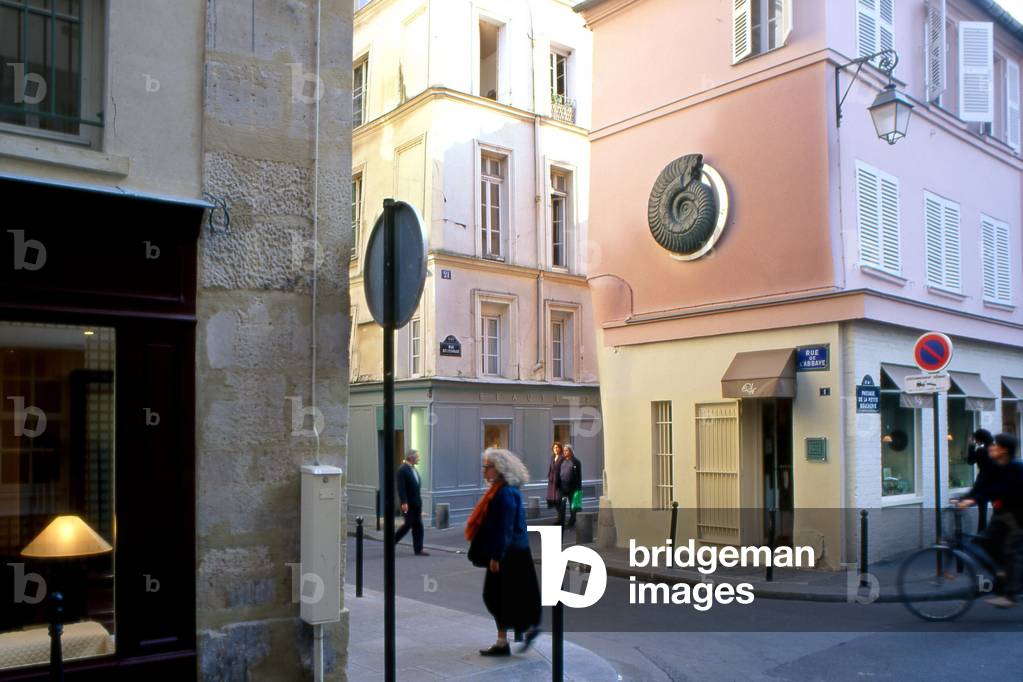 Rue de l'Abbaye in Paris 6th arrondissement.