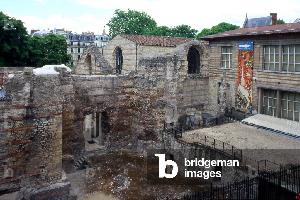 Musee national du Middle Ages et des thermal baths de Cluny, 6 place Paul Painleve in Paris in the 5th arrondissement.The thermal baths of Cluny date from the end of the 3rd century. They were the largest of the three ancient establishments in the public baths of Lutece.