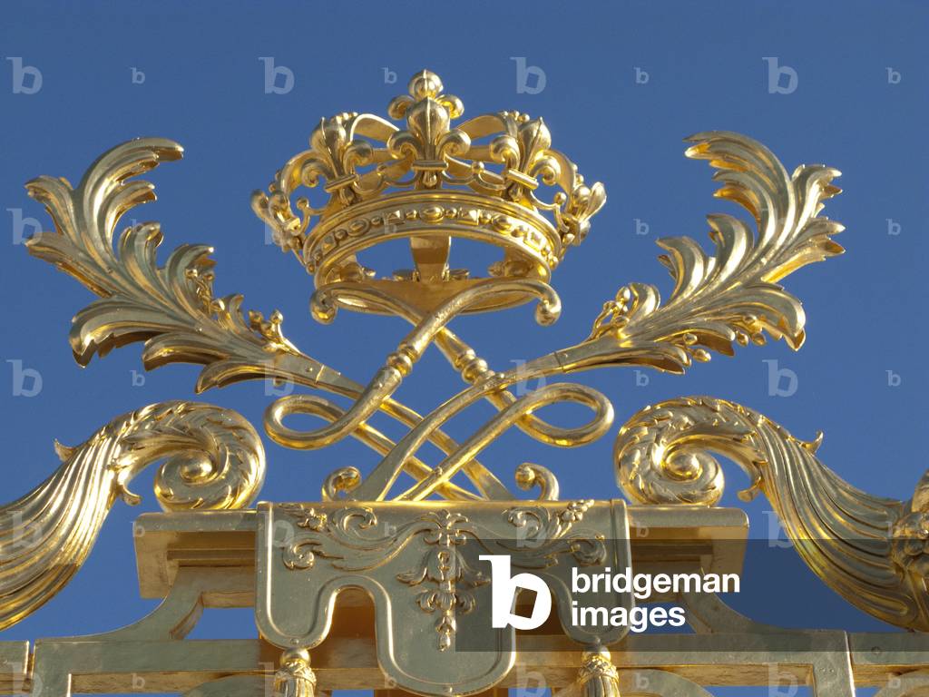The portal of the Chateau de Versailles (Yvelines, Ile de France). Principal architects: Louis Le Vau and Jules Hardouin Mansart 1660-1700.