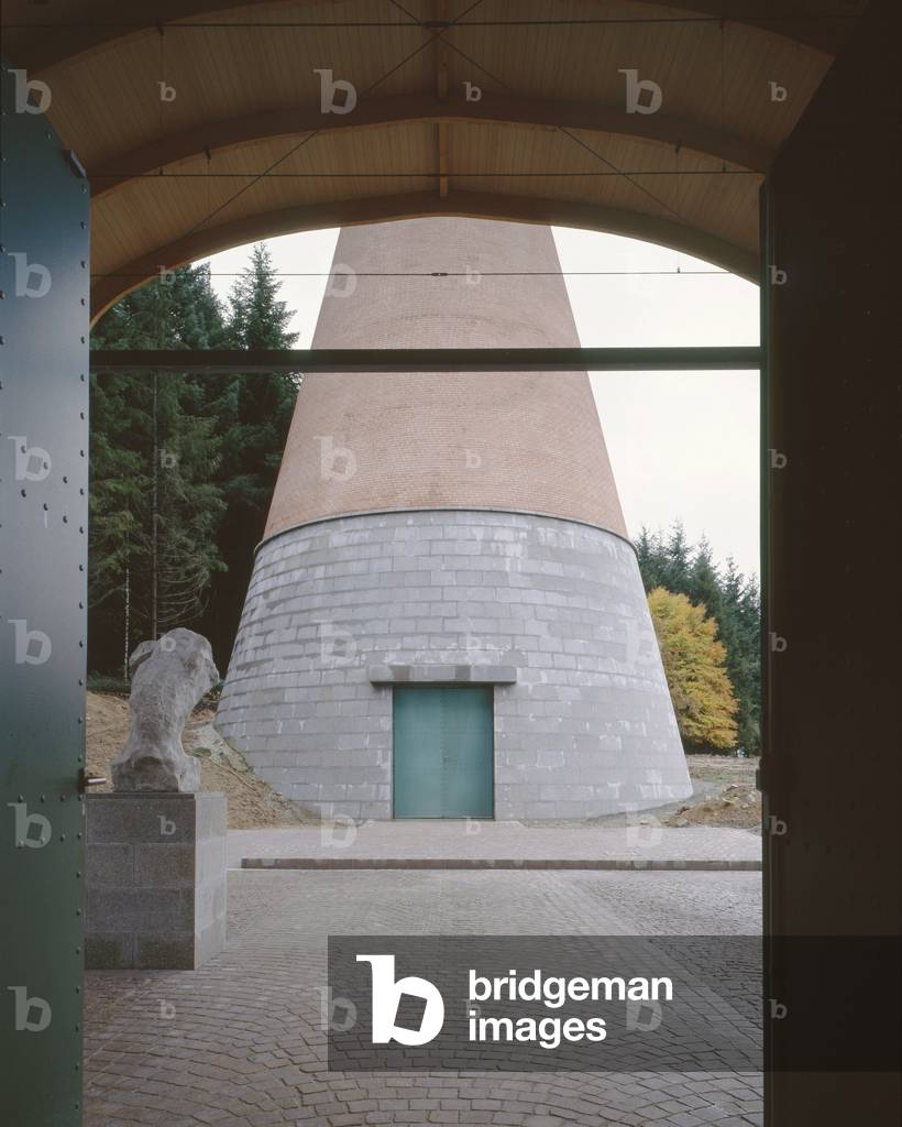 Centre national d'art et de paysage in Vassiviere in Limousin, France. Architecture by Aldo Rossi and Xavier Fabre, 1990. Photography 1990