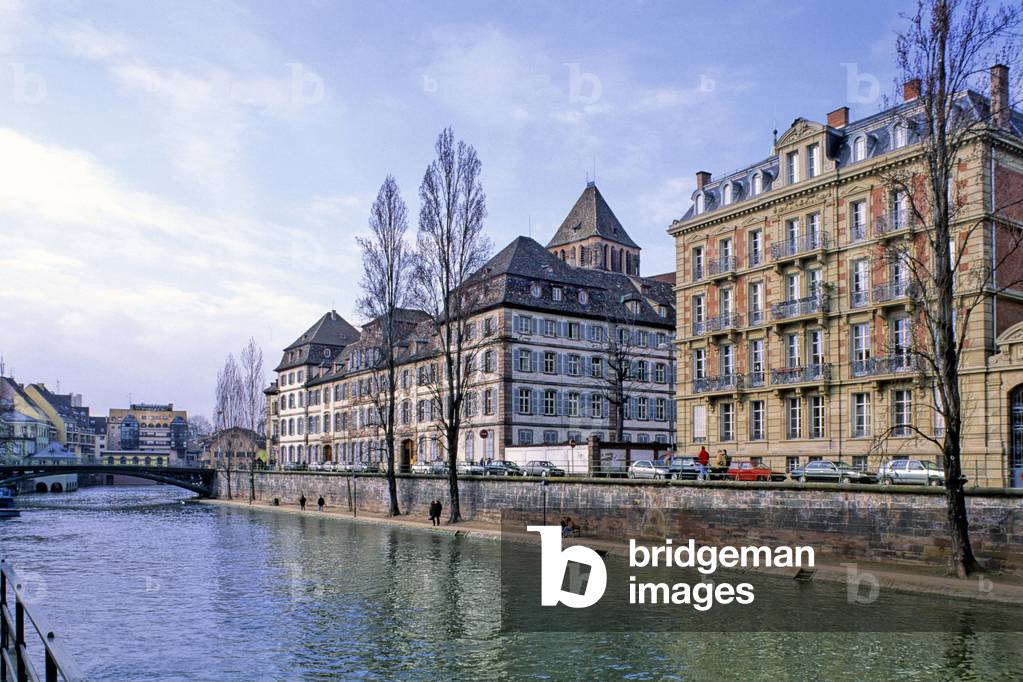 La Petite France in Strasbourg (Bas Rhin, Alsace).