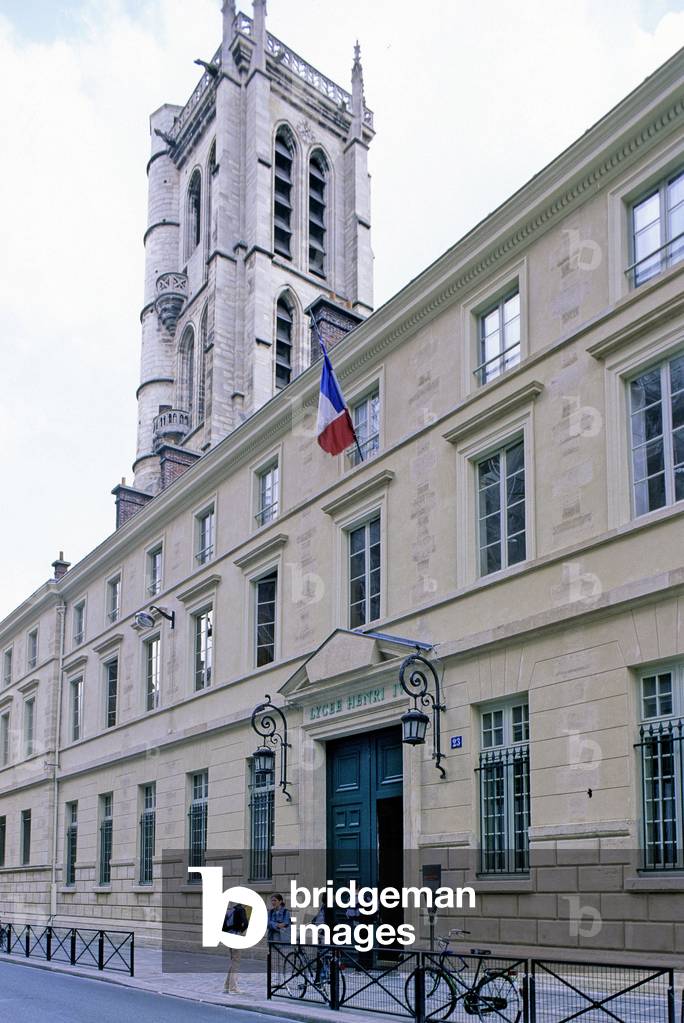 Lycee Henri IV in Paris 5th arrondissement. Architect Henri Labrouste (1801-1875).