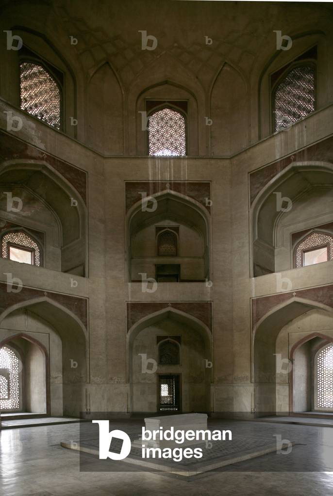 Mausolee of Emperor Humayun (1508-1556) in Delhi, India.