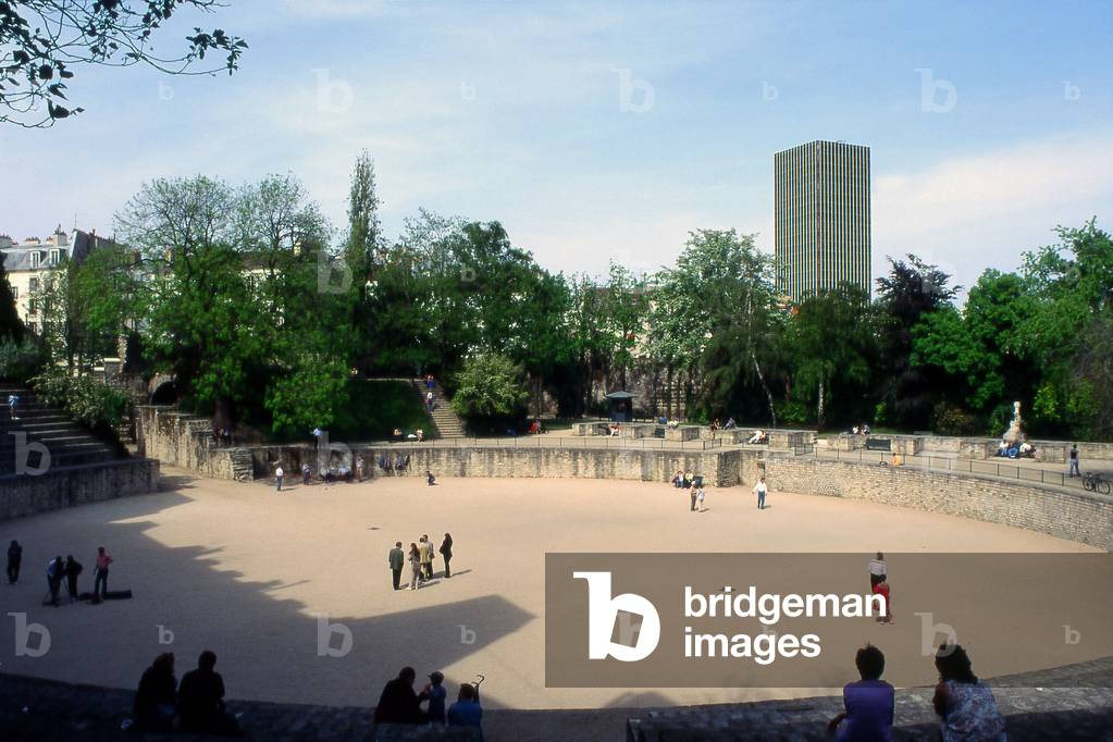 Les arenes de Luteces in Paris 75005.