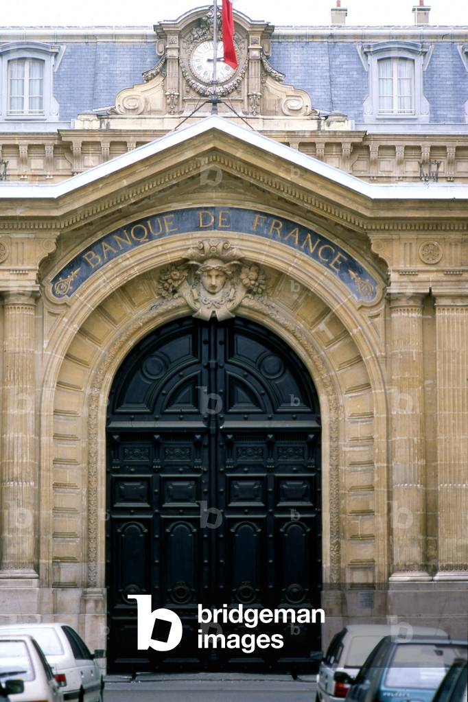 The head office of the Banque de France in Paris.