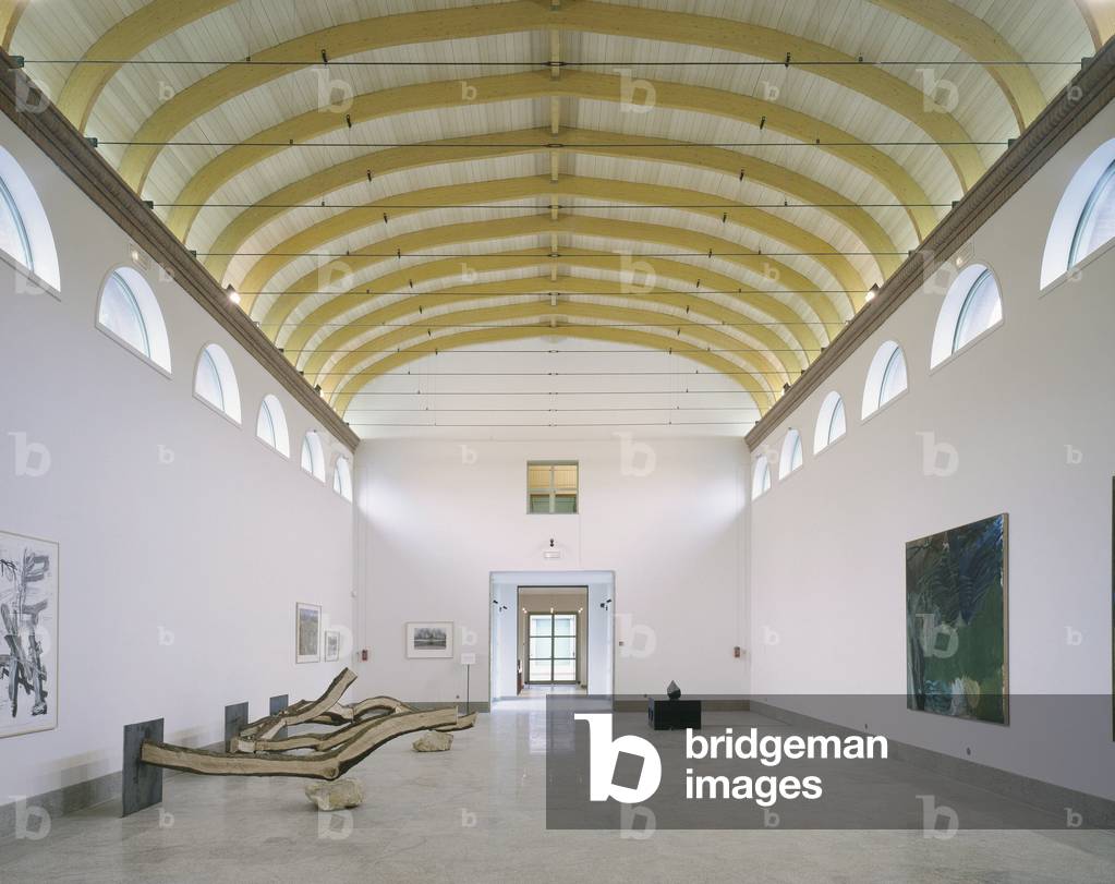 Centre national d'art et de paysage in Vassiviere in Limousin, France. Architecture by Aldo Rossi and Xavier Fabre, 1990. Photography 1990