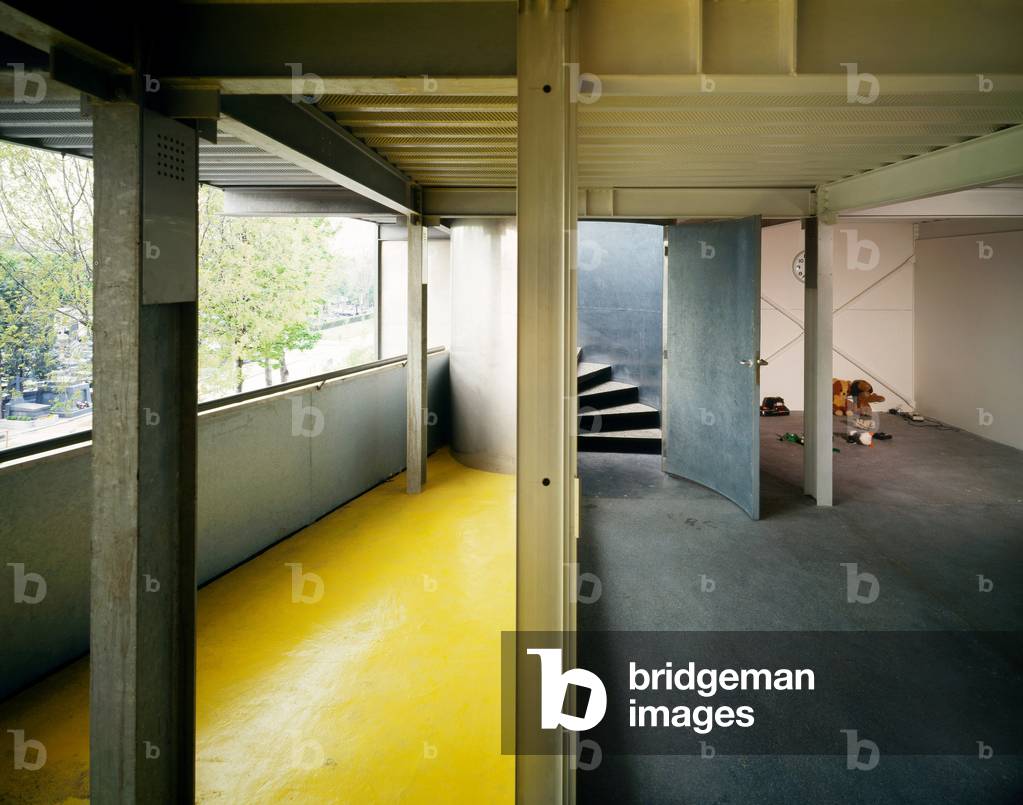 Parisian house, rue des Rondeaux, Paris 75020. Architecture by Christophe Lab, 1991. Photography 1991