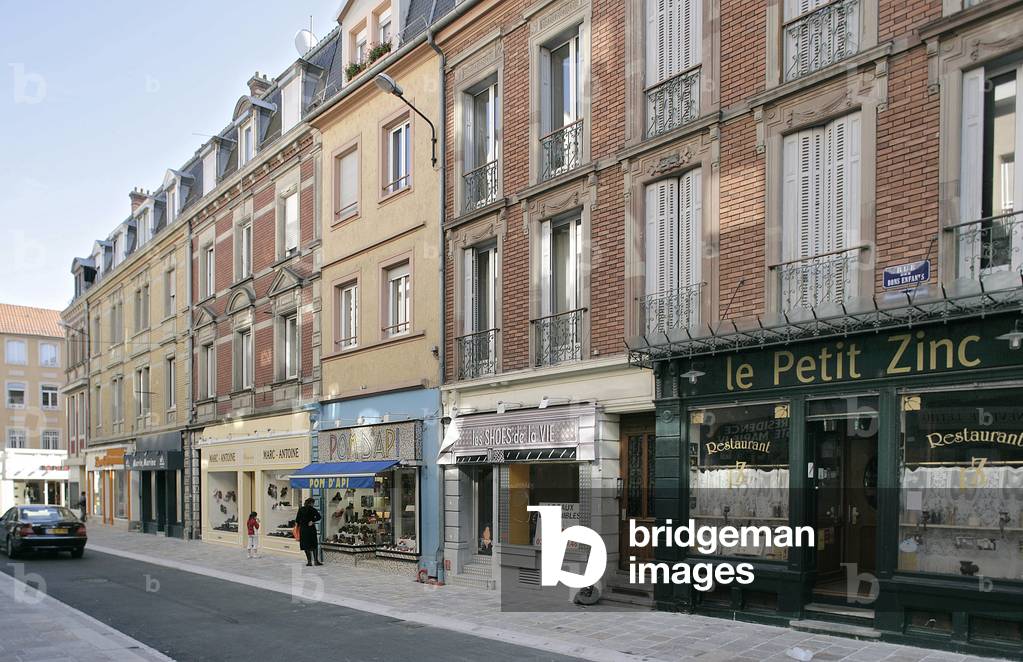 The rue des Bons Endants in Mulhouse (Haut Rhin)