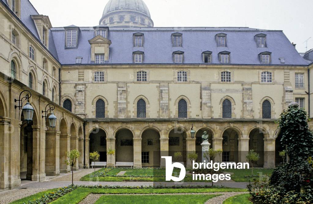Lycee Henri IV in Paris 5th arrondissement. Architect Henri Labrouste (1801-1875).