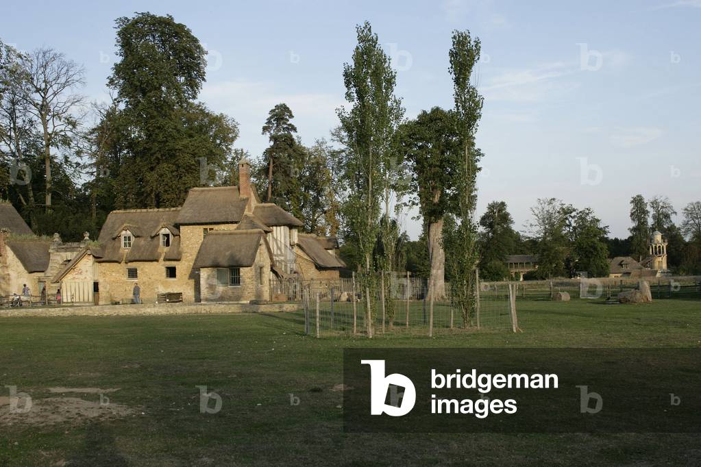 The hamlet of the Queen, in the Parc du Chateau de Versailles (Yvelines, Ile de France). Architect Richard Mic 1783-1785.