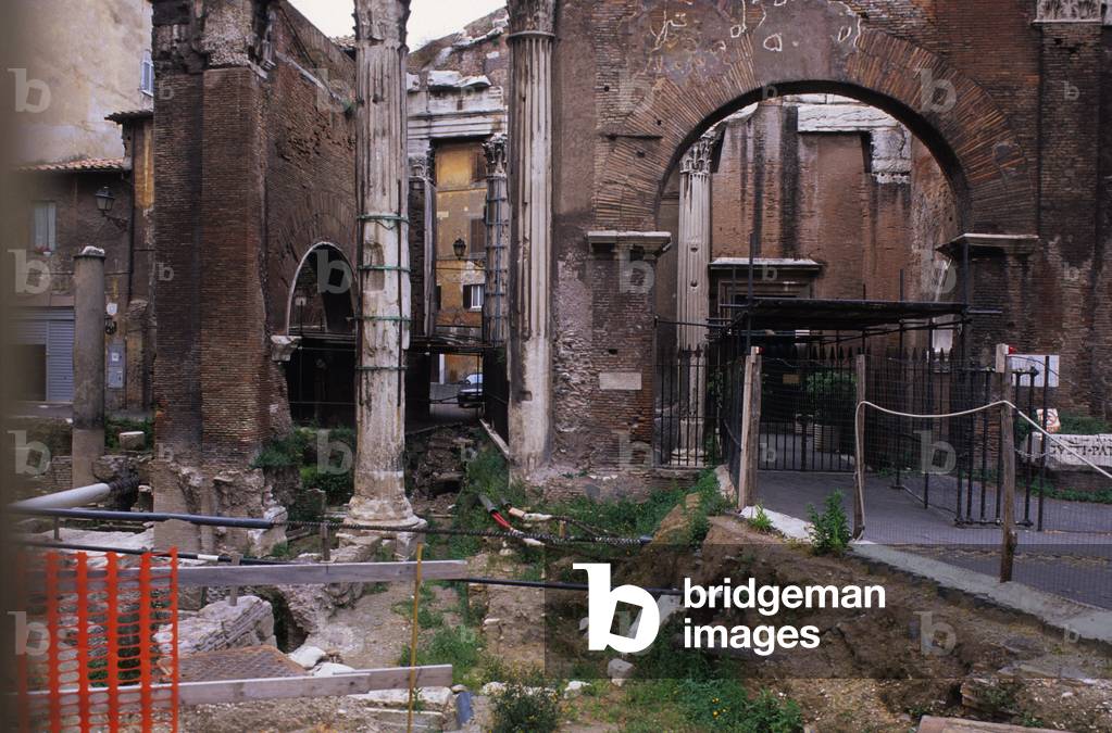 Roman archaeological excavations, Rome, Italy. Photo 25/01/98.